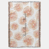 Sommerbrise Grapefruit Decke (Vorderseite Vertikal)