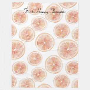 Sommerbrise Grapefruit   Fleecedecke