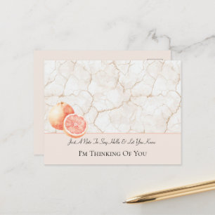 Sommerbrise Grapefruit Ich denke an Dich Postkarte