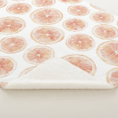 Sommerbrise Grapefruit Pfirsich Sherpadecke (3/4)