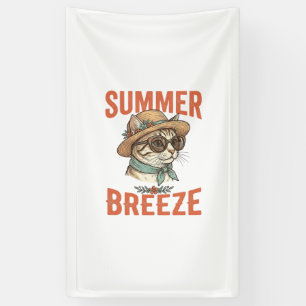 Sommerbrise-Katze Vintage-Stickerei-Shirt-Design_1 Banner