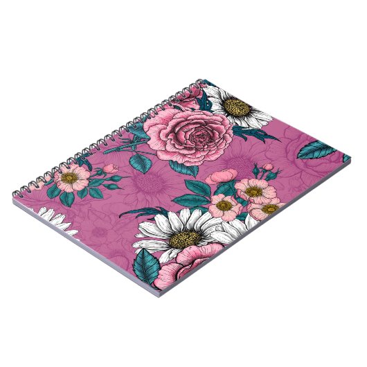 Sommerbukets 2 notizblock (Linke Seite)