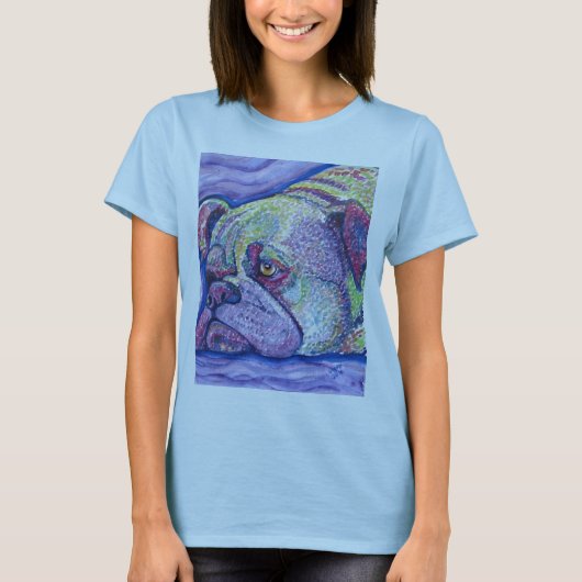 Sommerbulldogge T-Shirt (Vorderseite)