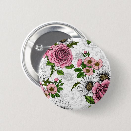 Sommerbuquets Button (Vorne & Hinten)