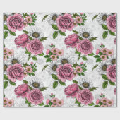 Sommerbuquets Geschenkpapier (Flach)