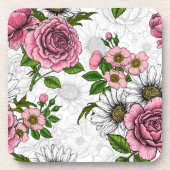 Sommerbuquets Getränkeuntersetzer (Vorderseite)