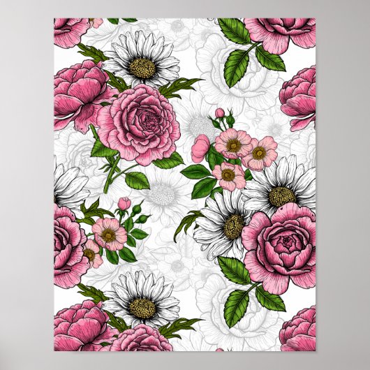 Sommerbuquets Poster (Vorne)