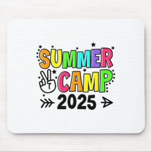 Sommercamp 2025 Camping Lagerfeuer Sommerferien  Mousepad