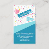 Sommercamp-Chef-Girls-Camp Visitenkarte (Vorderseite)