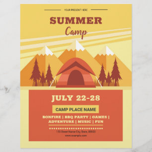 Sommercamp Flyer