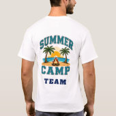 ☀️ Sommercamp-Personal-Typografie 👕 T-Shirt (Rückseite)