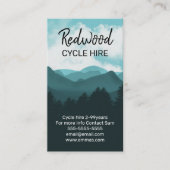 Sommercampingplatz Waldradverleih Berge Visitenkarte (Vorderseite)