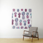 Sommercamps: Ananas Muster, farbenfrohe Punkte Wandteppich (Beispiel)