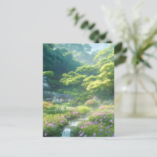 Sommercharme Postkarte (Stehend Vorderseite)