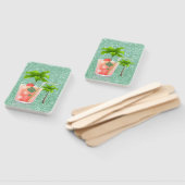 Sommercocktail unter den Palmen Fächer (Non-assembled)