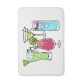 Sommercocktails Badematten (Vorderseite Vertikal)