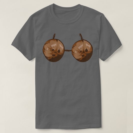 Sommercoconut Bra Halloween Kostüm Sonnenausstattu T-Shirt (Design vorne)