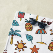 Sommercoconut Popsicle Sonnenbrille Ananas Strand Strandtuch (Beispiel)