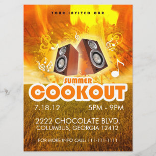 SOMMERcookout-FLYER Einladung