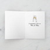 Sommerdaisy Religious Wedding Karte (Innenseite)