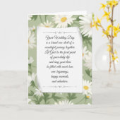 Sommerdaisy Religious Wedding Karte (Gelbe Blume)