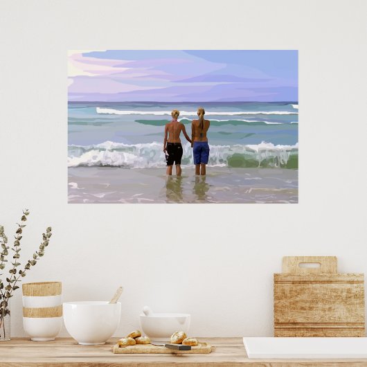 Sommerdämmerung Poster (Küche)