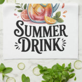 Sommerdesign Geschirrtuch (Gefaltet)