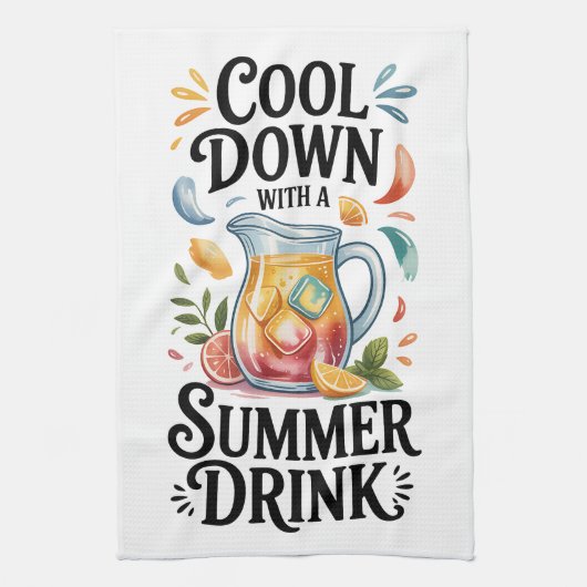 Sommerdesign Geschirrtuch (Vertikal)