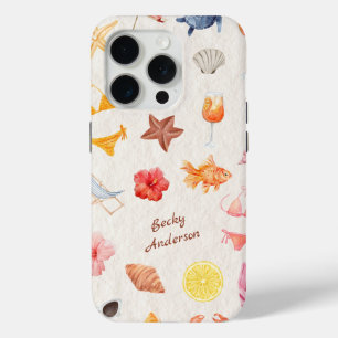 Sommerdesign von Dingen am Strand Case-Mate iPhone Hülle