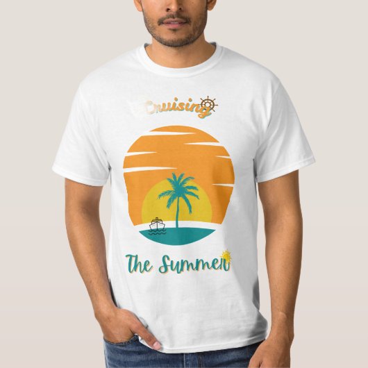 Sommerdesigns T-Shirt (Vorderseite)