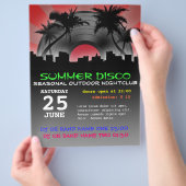 Sommerdisco-Flyer Flyer (Hand)