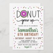 SommerDonut wird zum Geburtstag eingeladen Einladung (Vorne/Hinten)