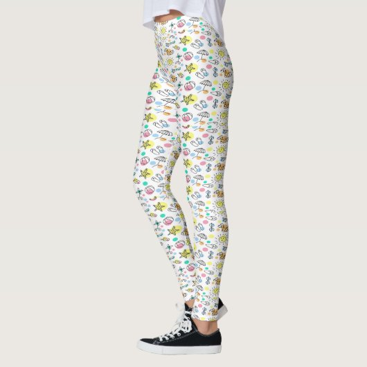 Sommerdoodmuster Leggings (Links)