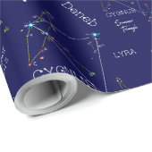 Sommerdreieck der Nordhalbkugel Geschenkpapier (Rolleneckpunkt)