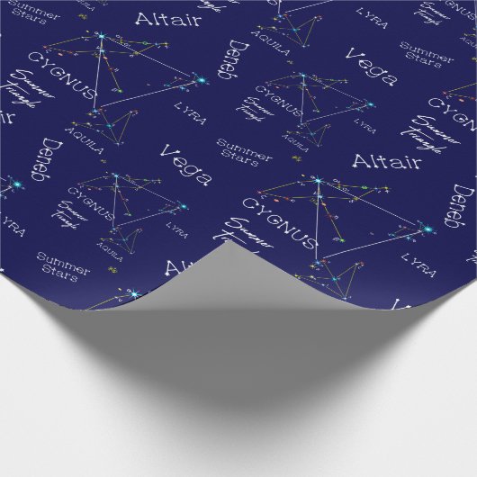 Sommerdreieck der Nordhalbkugel Geschenkpapier (Ecke)