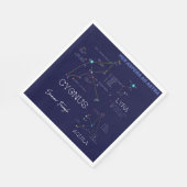 Sommerdreieck der Nordhalbkugel Serviette (Ecke)