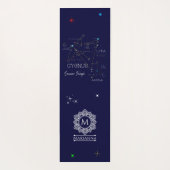 Sommerdreieck der Nordhalbkugel Yogamatte (Rückseite)