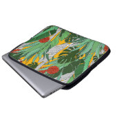 Sommerdschungel: Helles Palmmuster. Laptopschutzhülle (Vorne Knopf)