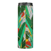 Sommerdschungelmuster mit hellen Farben. Dschungel Thermosbecher (Rückseite)