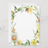 Sommerdusche im Frühling Einladung (Rückseite)