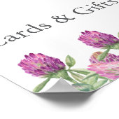 Sommerduschelblumenhochzeit Poster (Ecke)