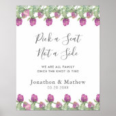 Sommerduschelblumenhochzeit Poster (Vorne)