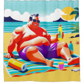 Sommerduschvorhang Duschvorhang (Vorderseite)