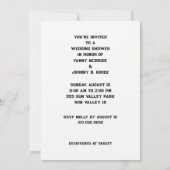 Sommereinladungen für Polterabend Einladung (Rückseite)