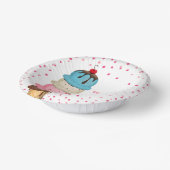 Sommereis Creme Modernes Brautparty Pappteller (Gewinkelt)