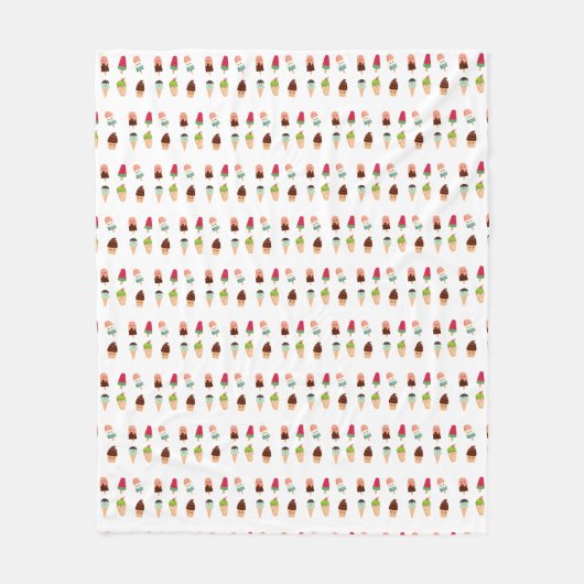 Sommereis Fleecedecke (Vorderseite)