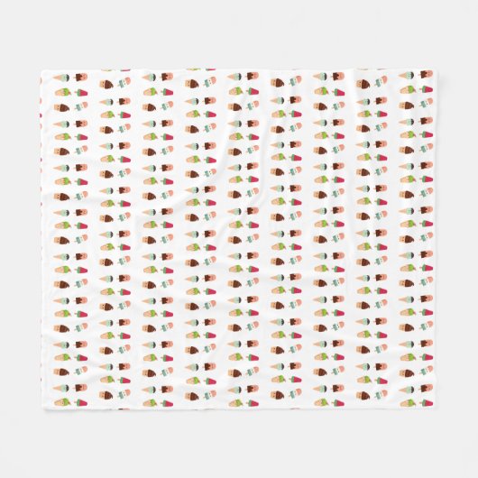 Sommereis Fleecedecke (Vorderseite (Horizontal))