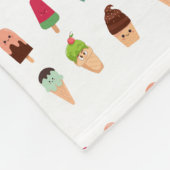 Sommereis Fleecedecke (Ecke)