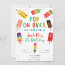 Sommereis Pop Geburtstagsparty