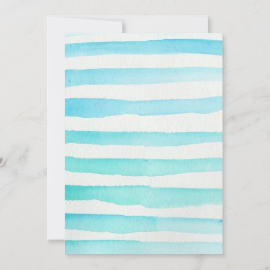 Sommereis Pop Geburtstagsparty Einladung (Rückseite)